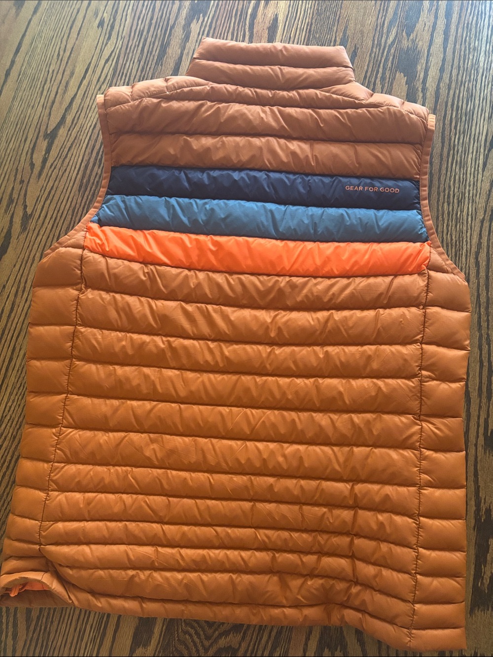 Cotopaxi Kids' Orange Packable Puffer Vest - Picture 2 of 2